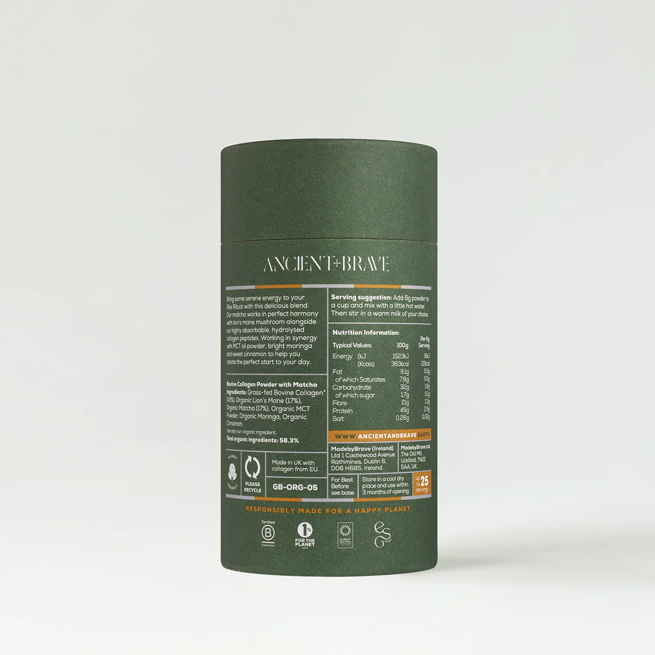 Ancient + Brave Matcha + Collagen - Image 3