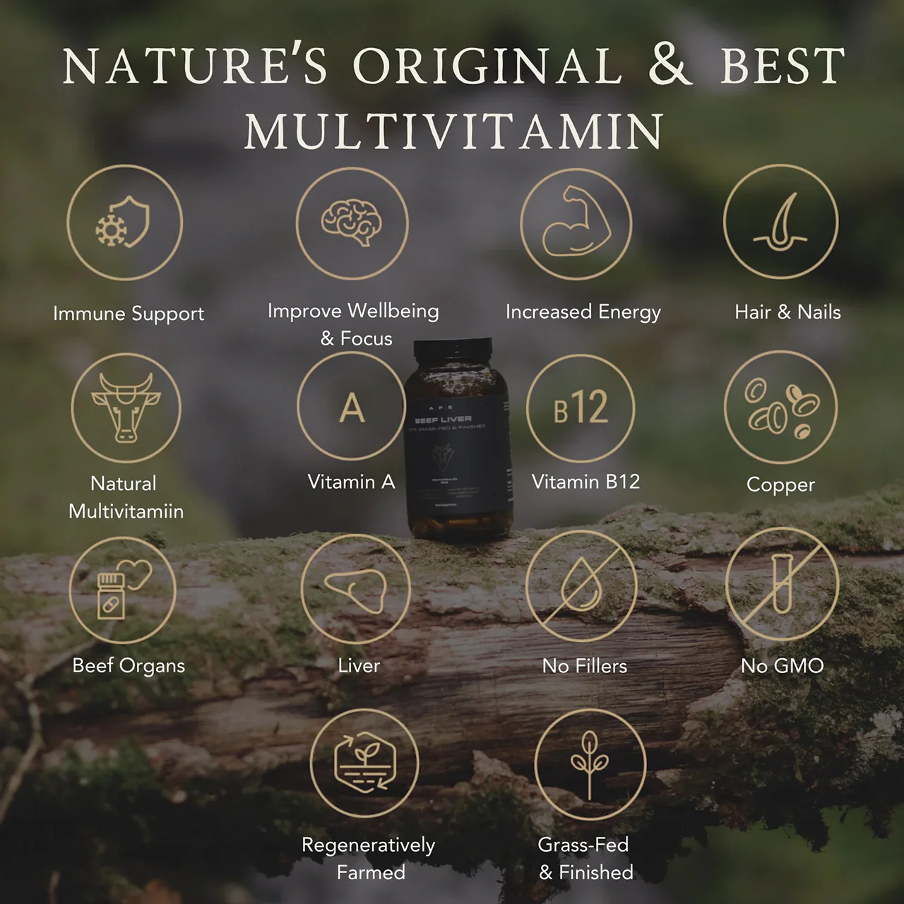 Ape Nutrition Grass-Fed Beef Liver - Image 4