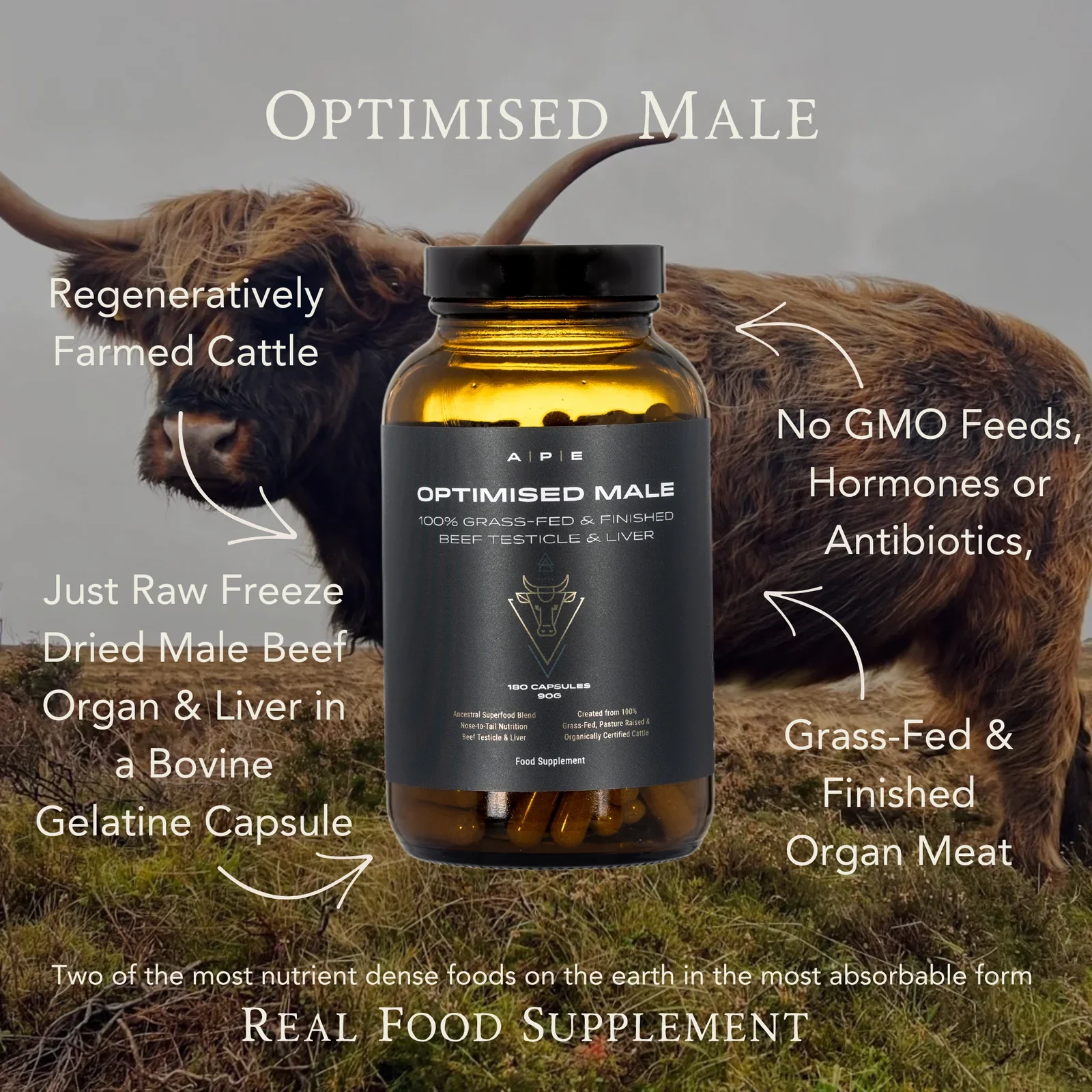 Ape Nutrition Organic & Grass-Fed Optimised Male - Image 3