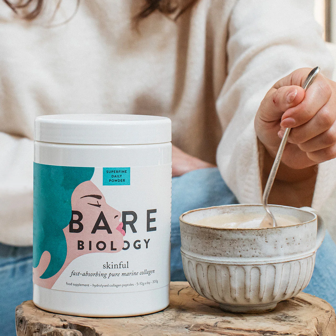BARE BIOLOGY Skinful Pure Marine Collagen - Image 2