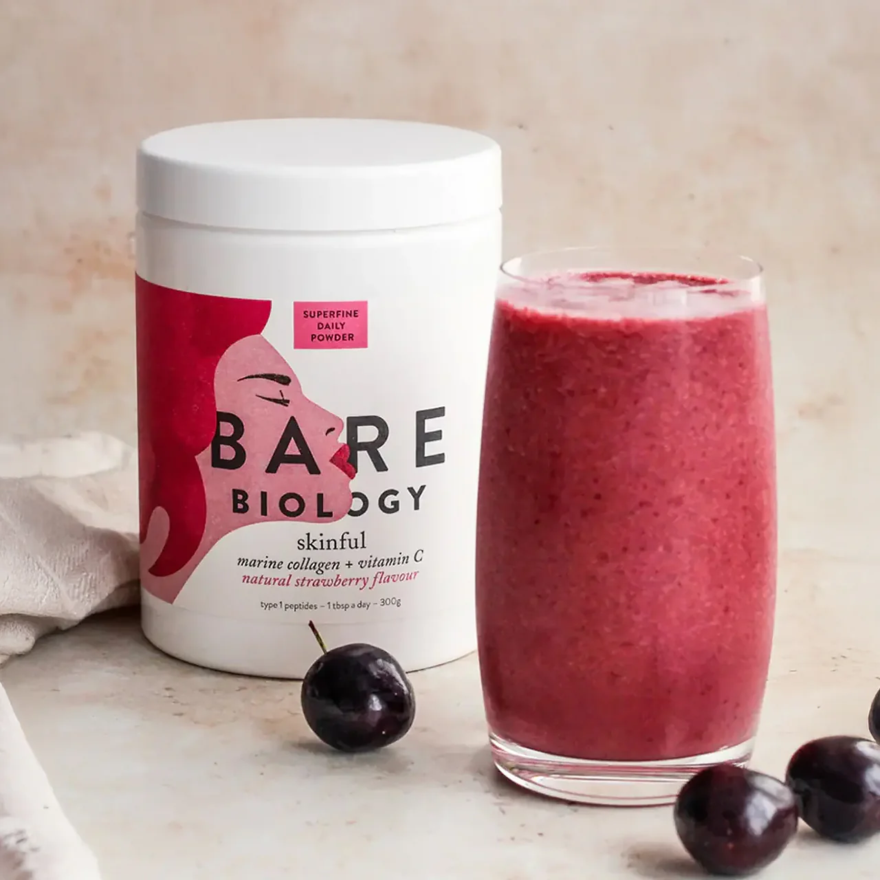 BARE BIOLOGY Skinful Marine Collagen + Vitamin C - Image 4