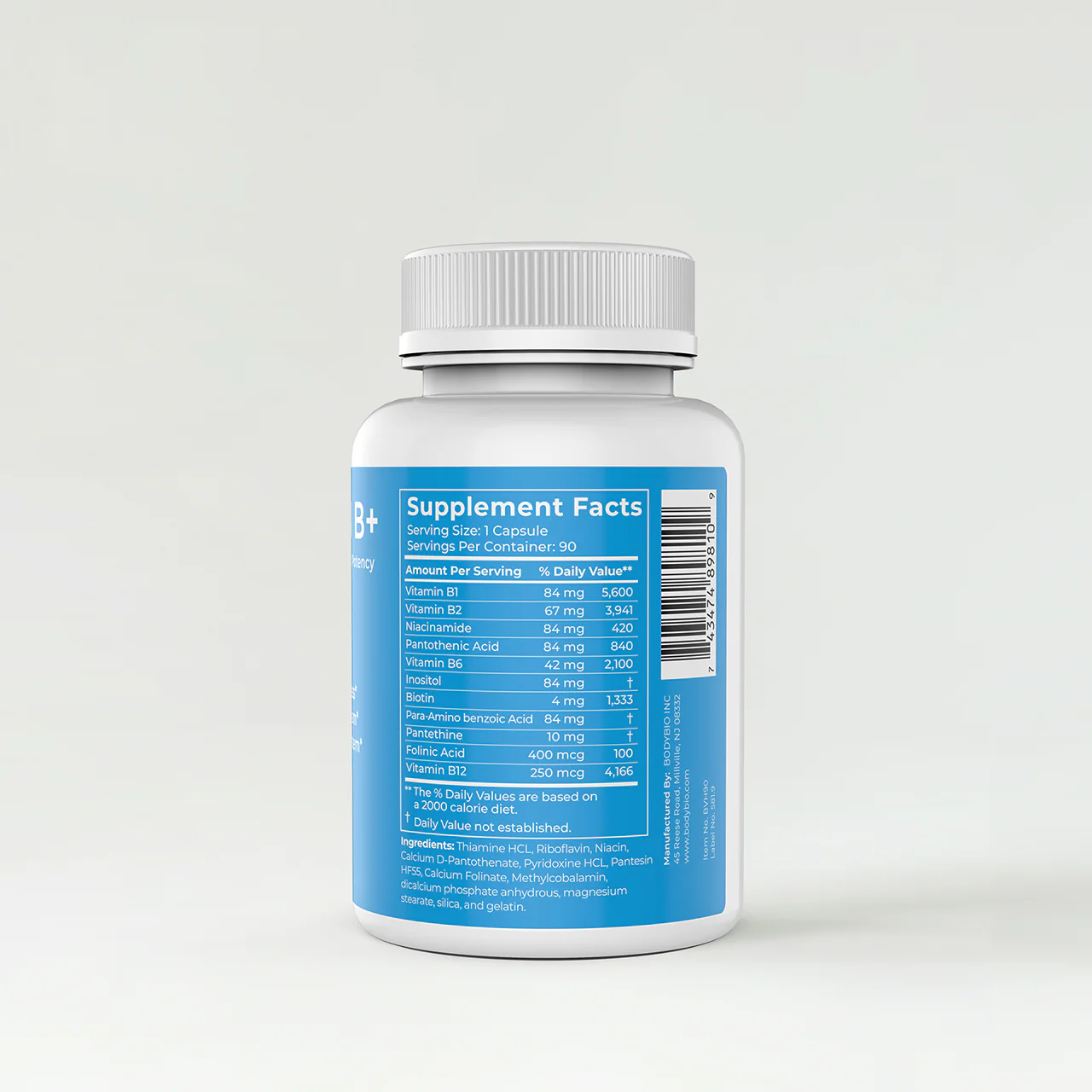 BodyBio Vitamin B+ - Image 3