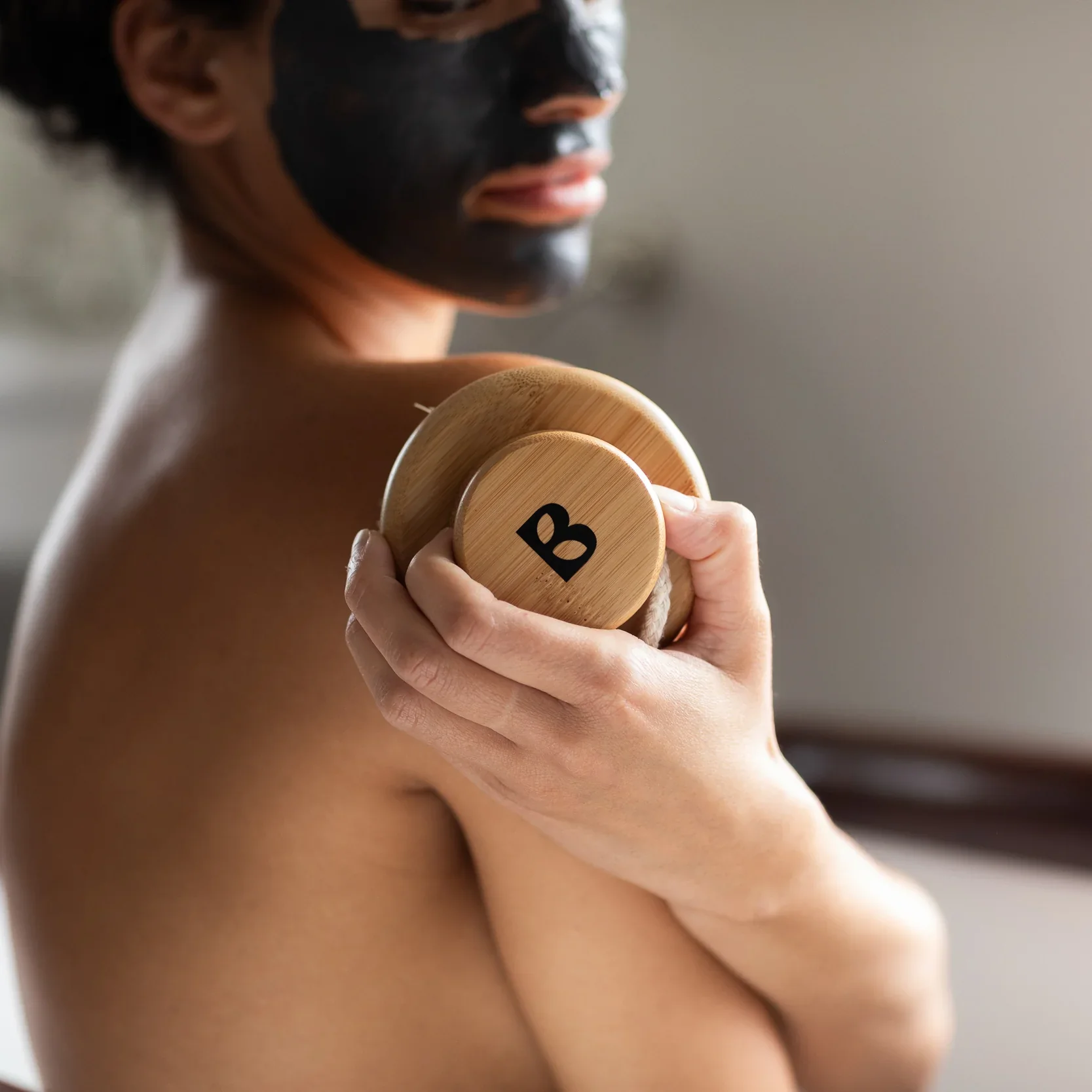 Bramley Round Bamboo Body Brush - Image 3