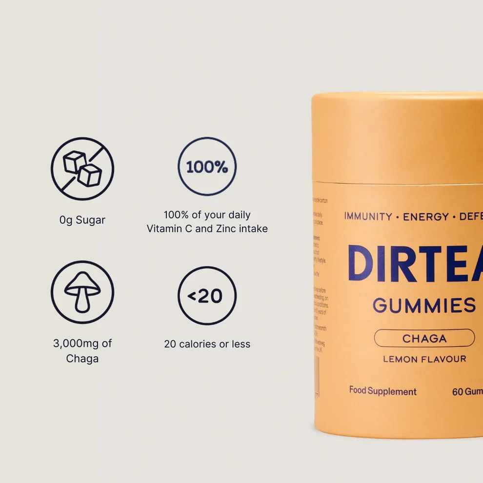 DIRTEA Chaga Immunity Gummies - Image 4
