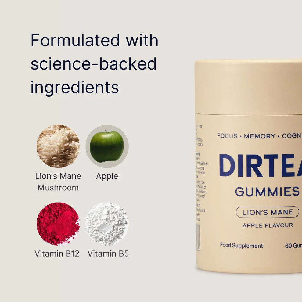 DIRTEA Lion's Mane Focus Gummies - Image 3