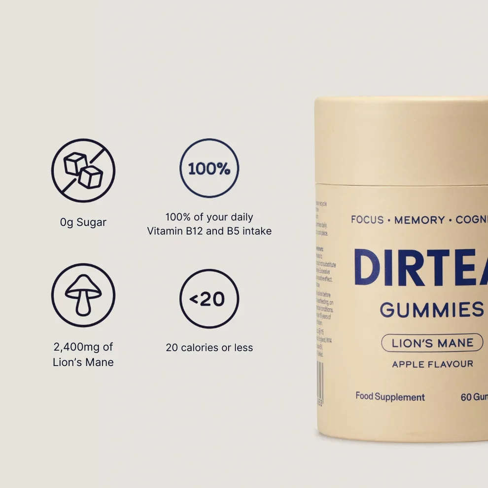 DIRTEA Lion's Mane Focus Gummies - Image 4