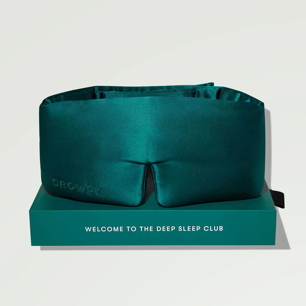 Drowsy Green Sapphire Silk  Sleep Mask - Image 3