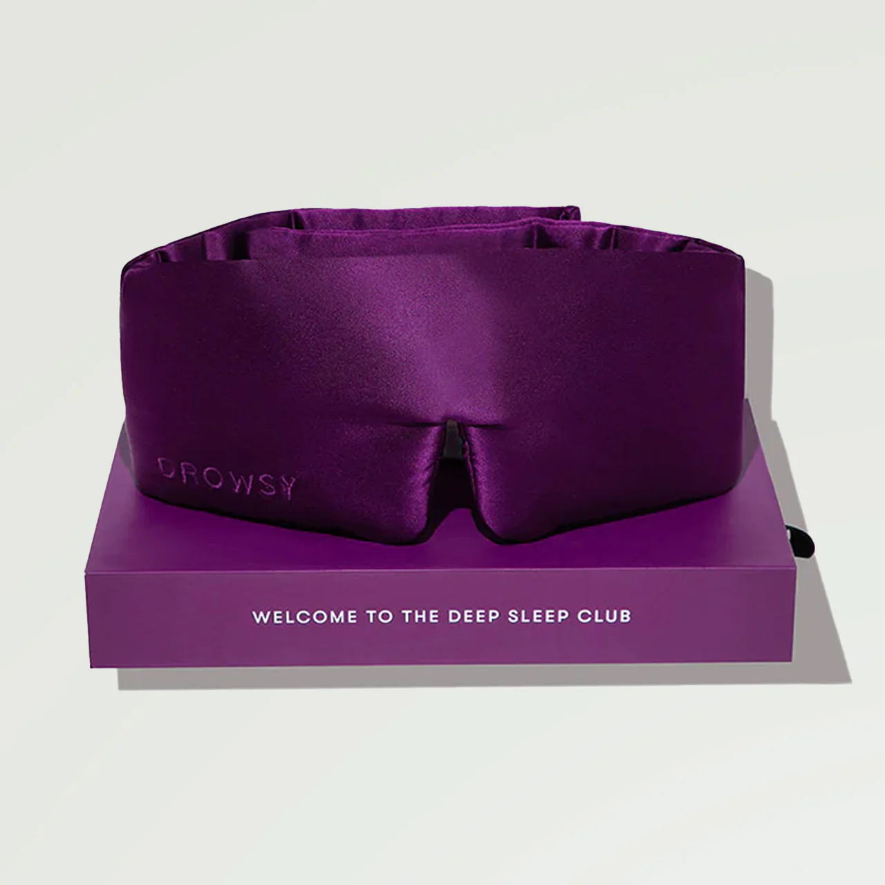 Drowsy Purple Martini Silk Sleep Mask - Image 3