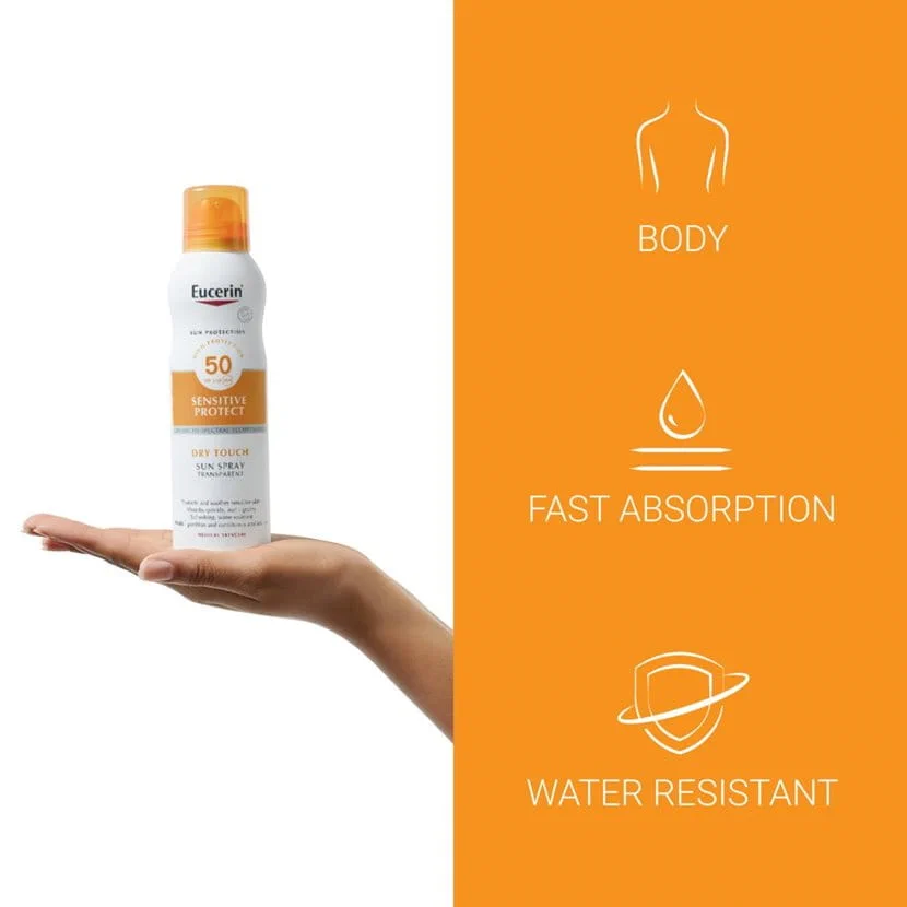 Eucerin Oil Control Dry Touch Transparent Sun Spray SPF 50 - Image 3