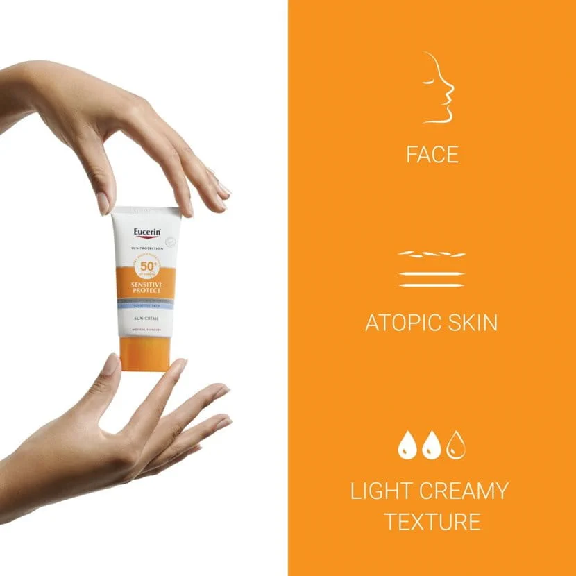 Eucerin Sensitive Protect Face Sun Cream SPF 50+ - Image 3