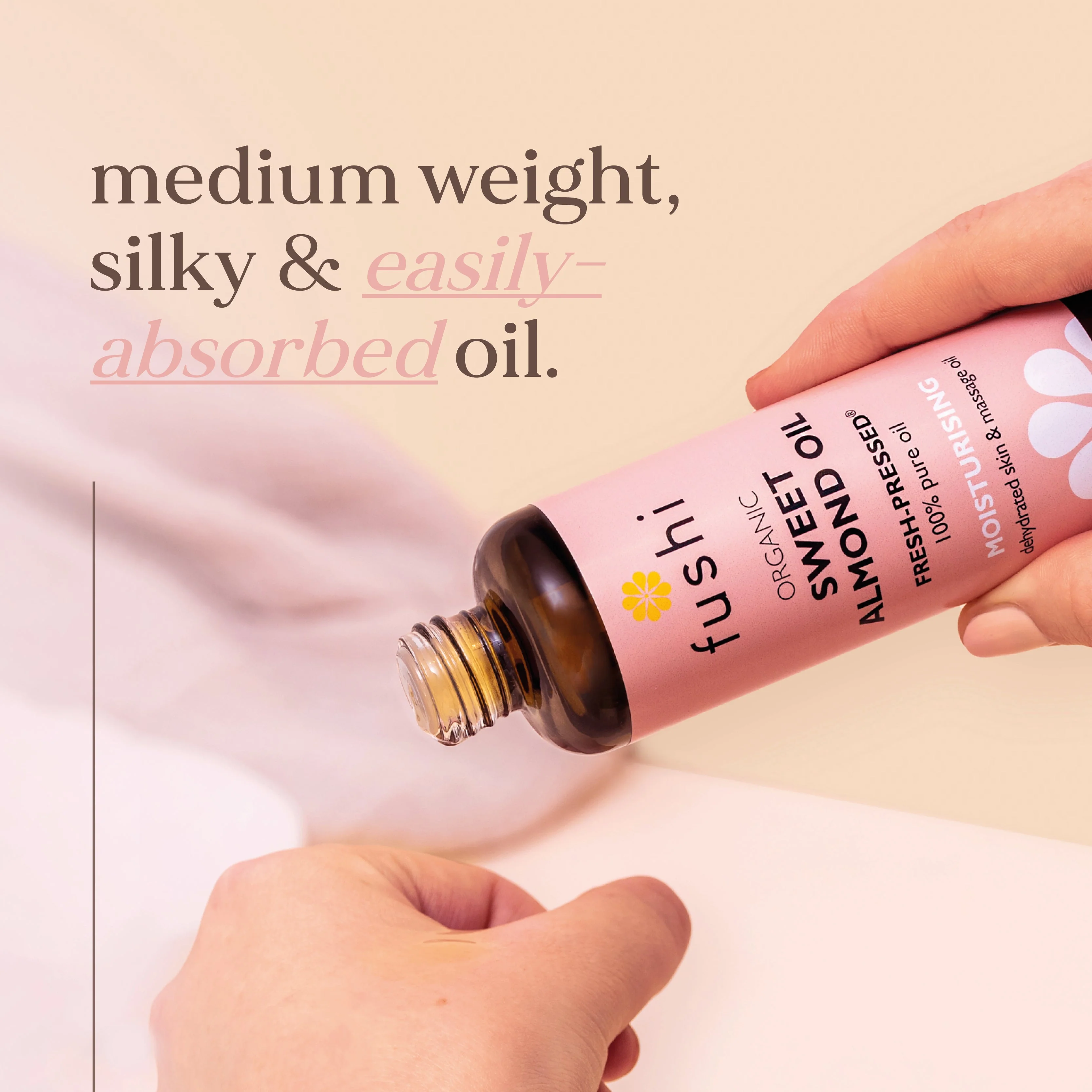 Fushi Organic Sweet Almond Oil - Image 6