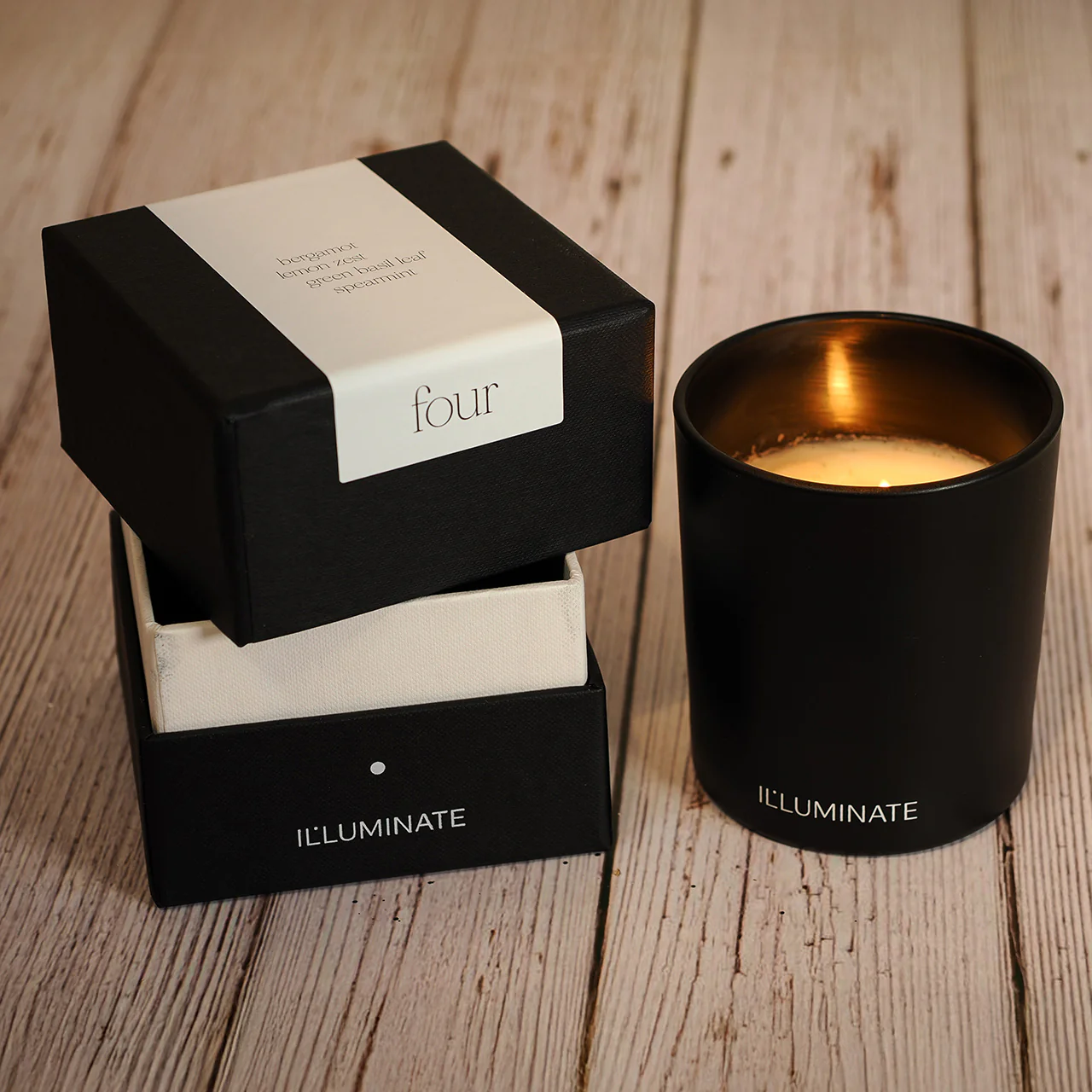 ILLUMINATE Candle Four - Basil and Italian Cypress - Image 2