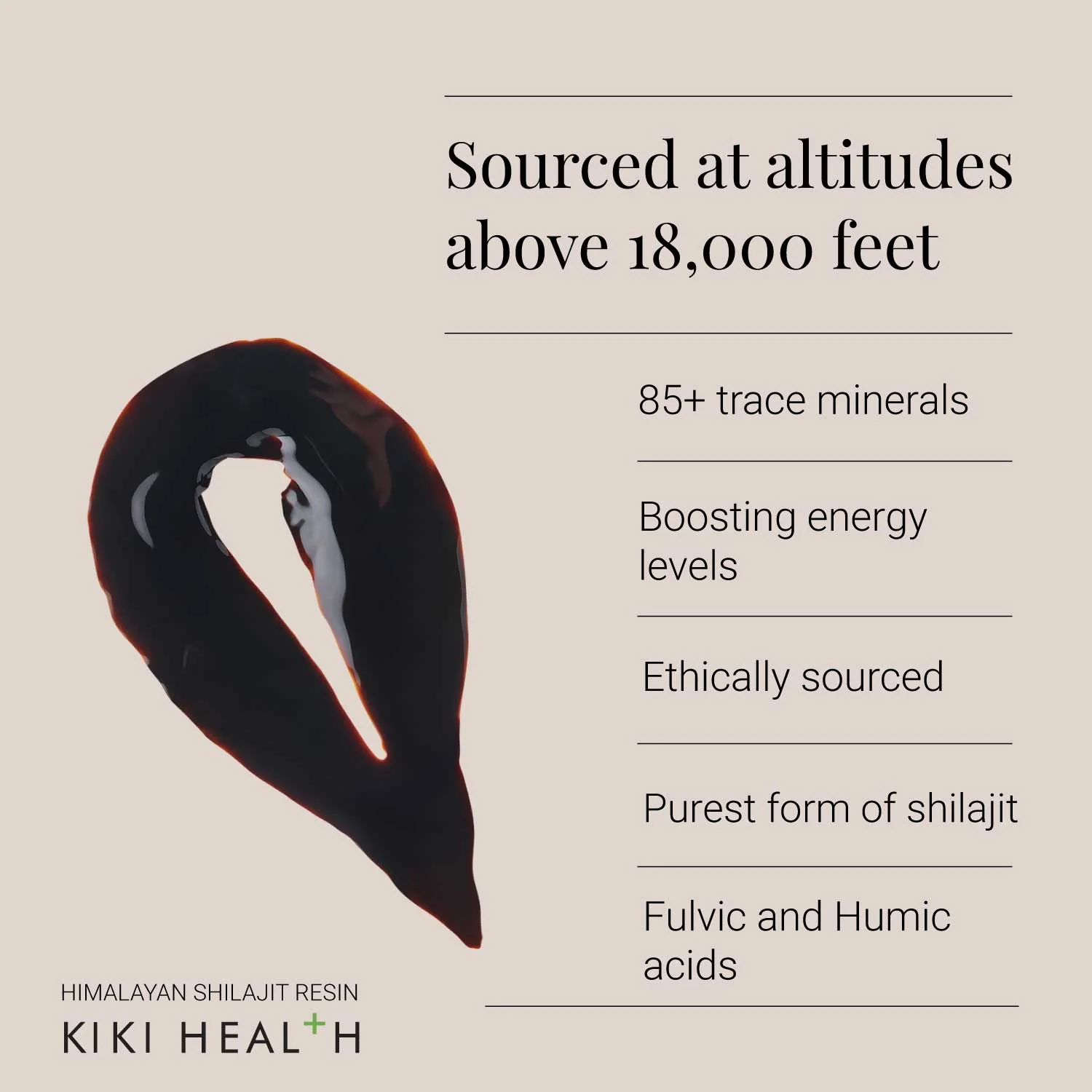 KIKI Health Himalayan Shilajit Resin - Image 3