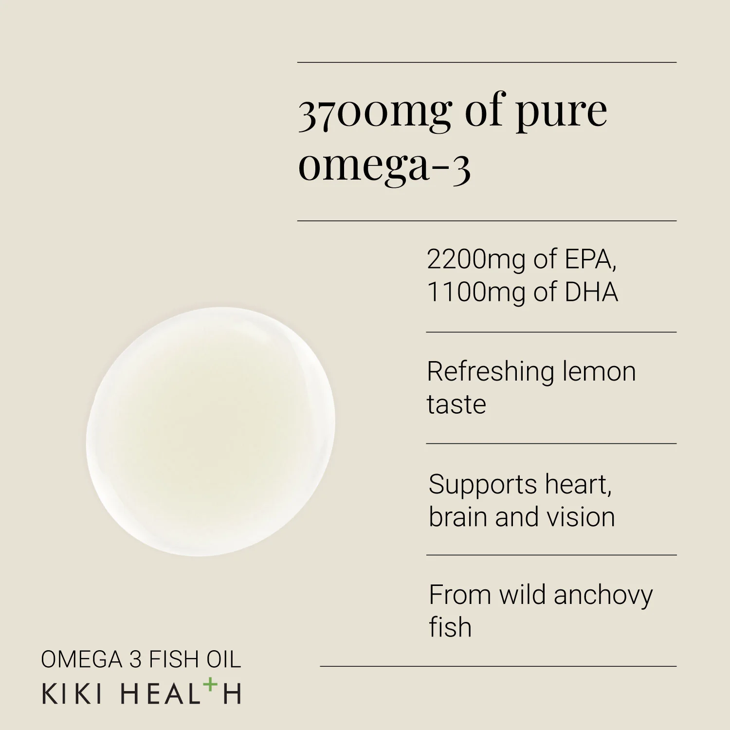 KIKI Health Omega 3 Fish Oil - Image 4