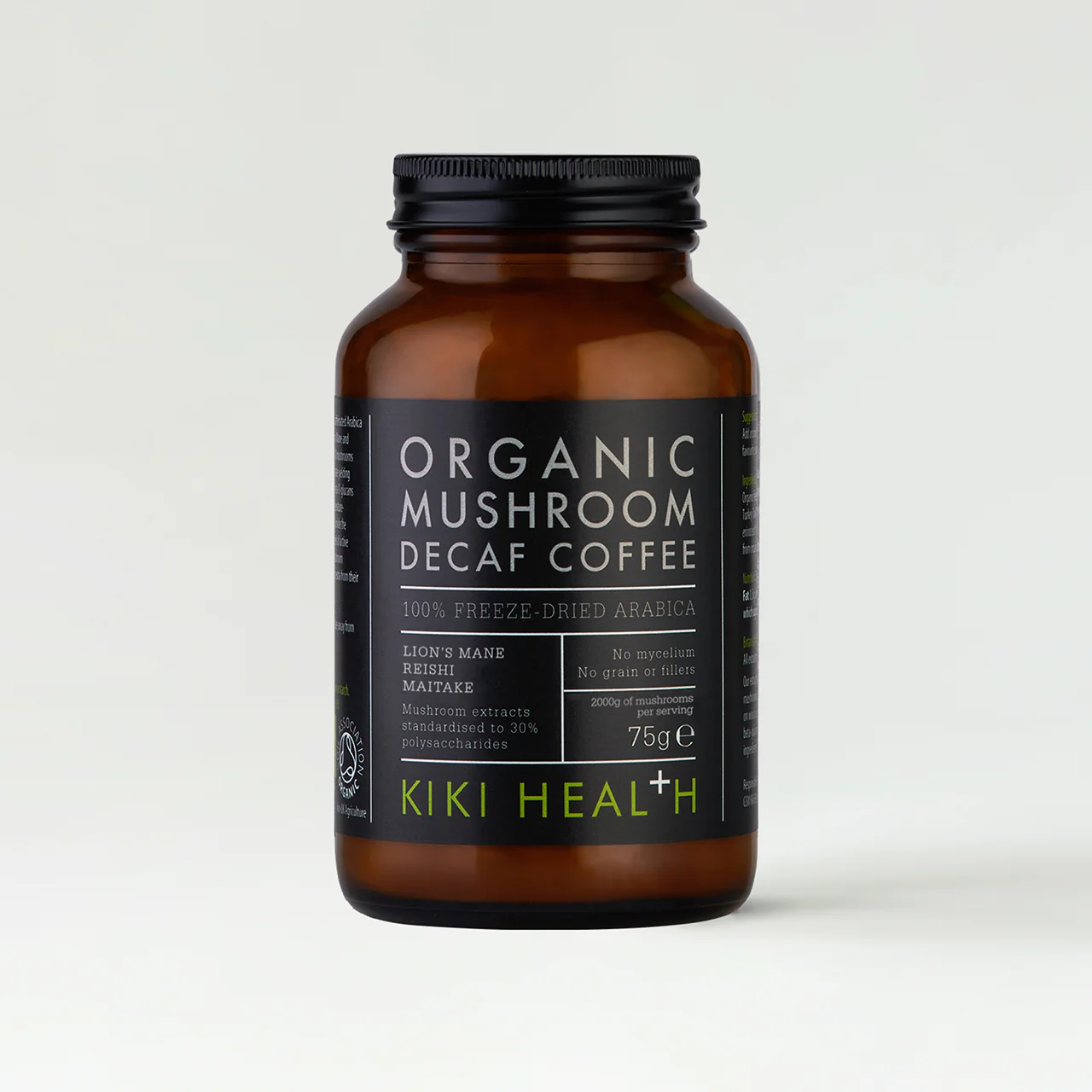 KIKI Health Organic Decaffeinated Mushroom Coffee