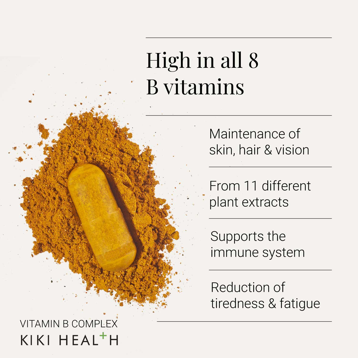 KIKI Health Vitamin B Complex Vegicaps - Image 3