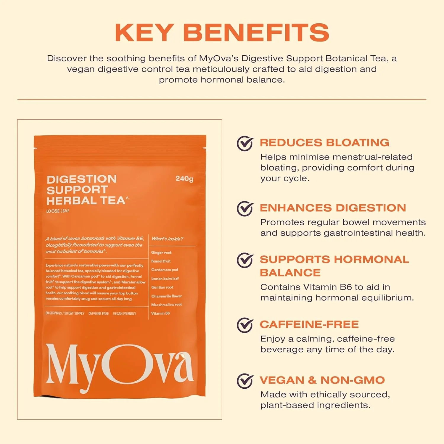 MyOva Digestion Support Botanical Tea - Image 5