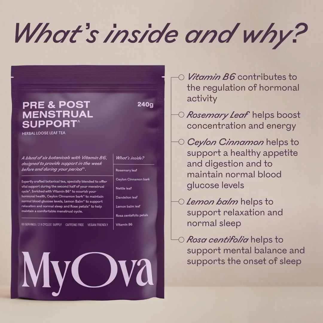 MyOva Pre & Post Menstrual Support Tea - Image 7