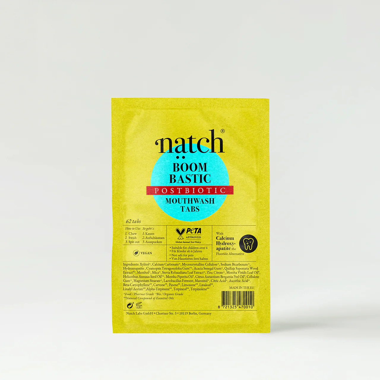 Natch Boombastic Postbiotic Mouthwash Tabs - Image 4