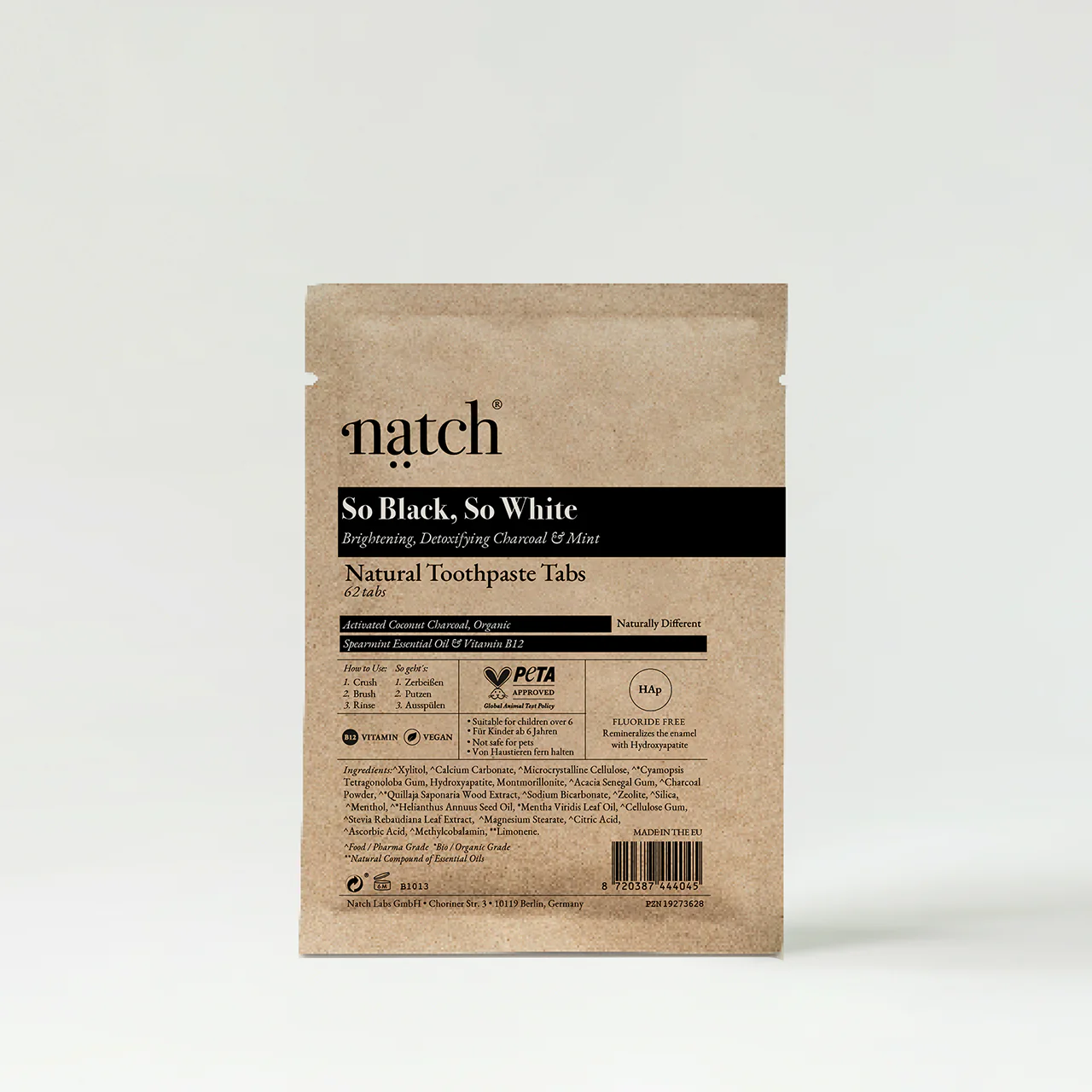Natch So Black, So White Toothpaste Tabs - Image 4