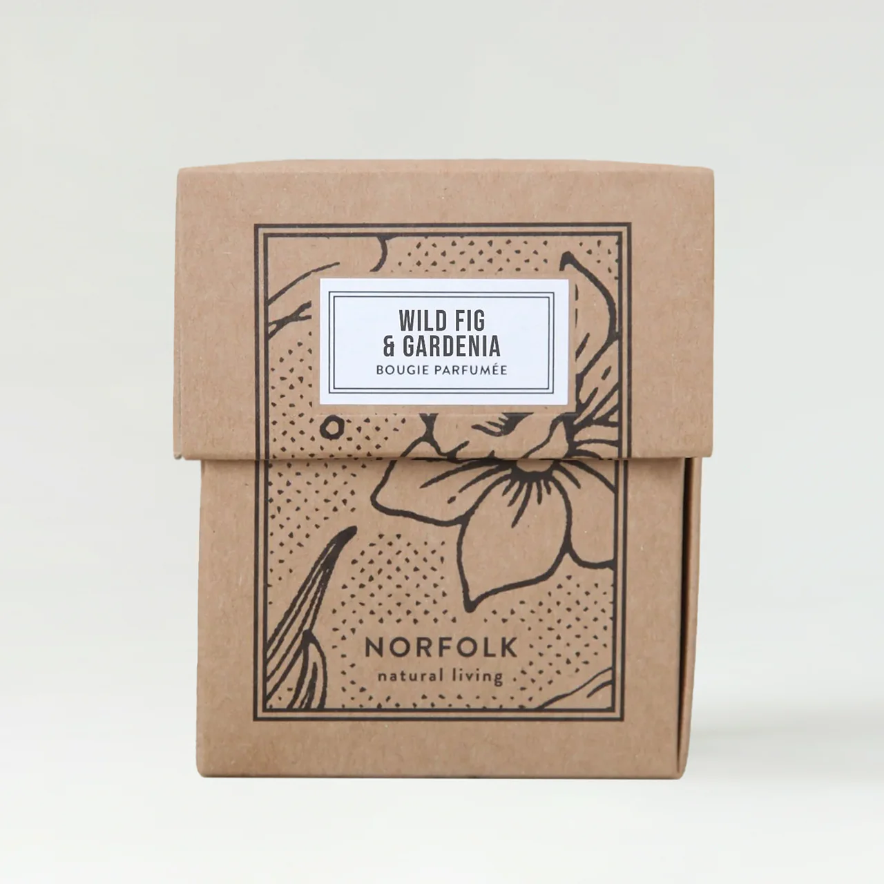 Norfolk Natural Living Wild Fig & Gardenia Candle - Image 3