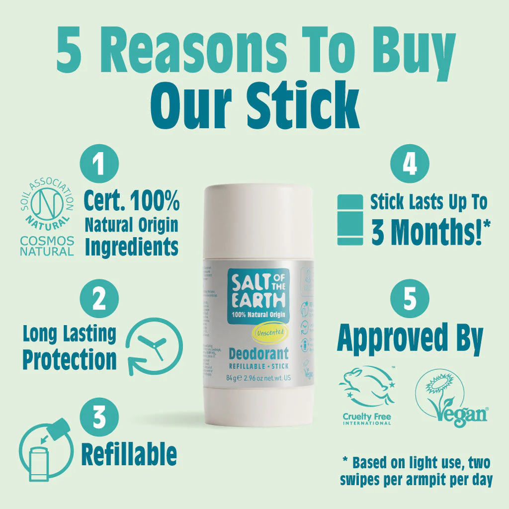 Salt of the Earth Natural Deodorant Stick - Image 2