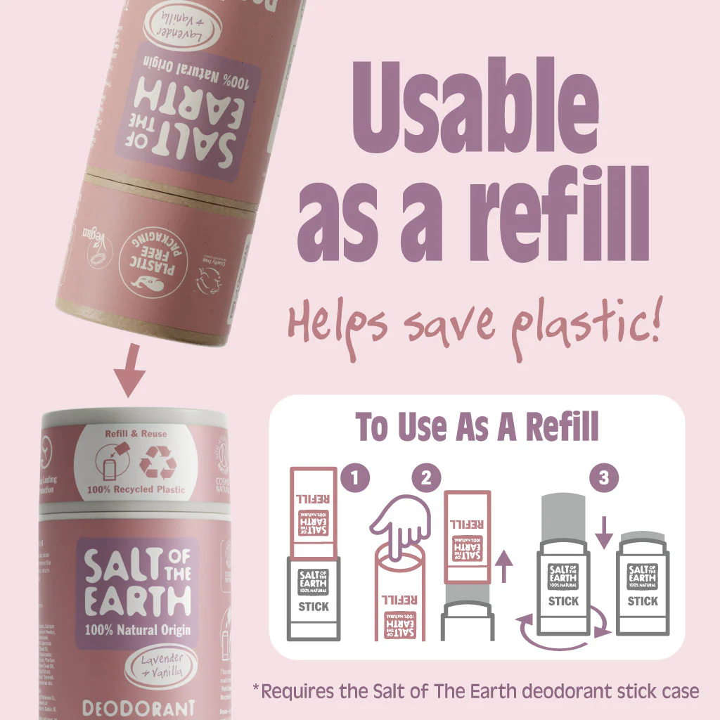 Salt of the Earth Natural Deodorant Stick Refill - Image 6