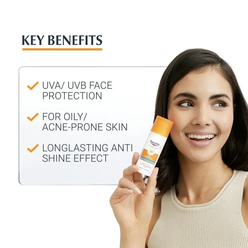 Eucerin Sun Gel-Cream Oil Control Dry Touch SPF 50+ - Image 3