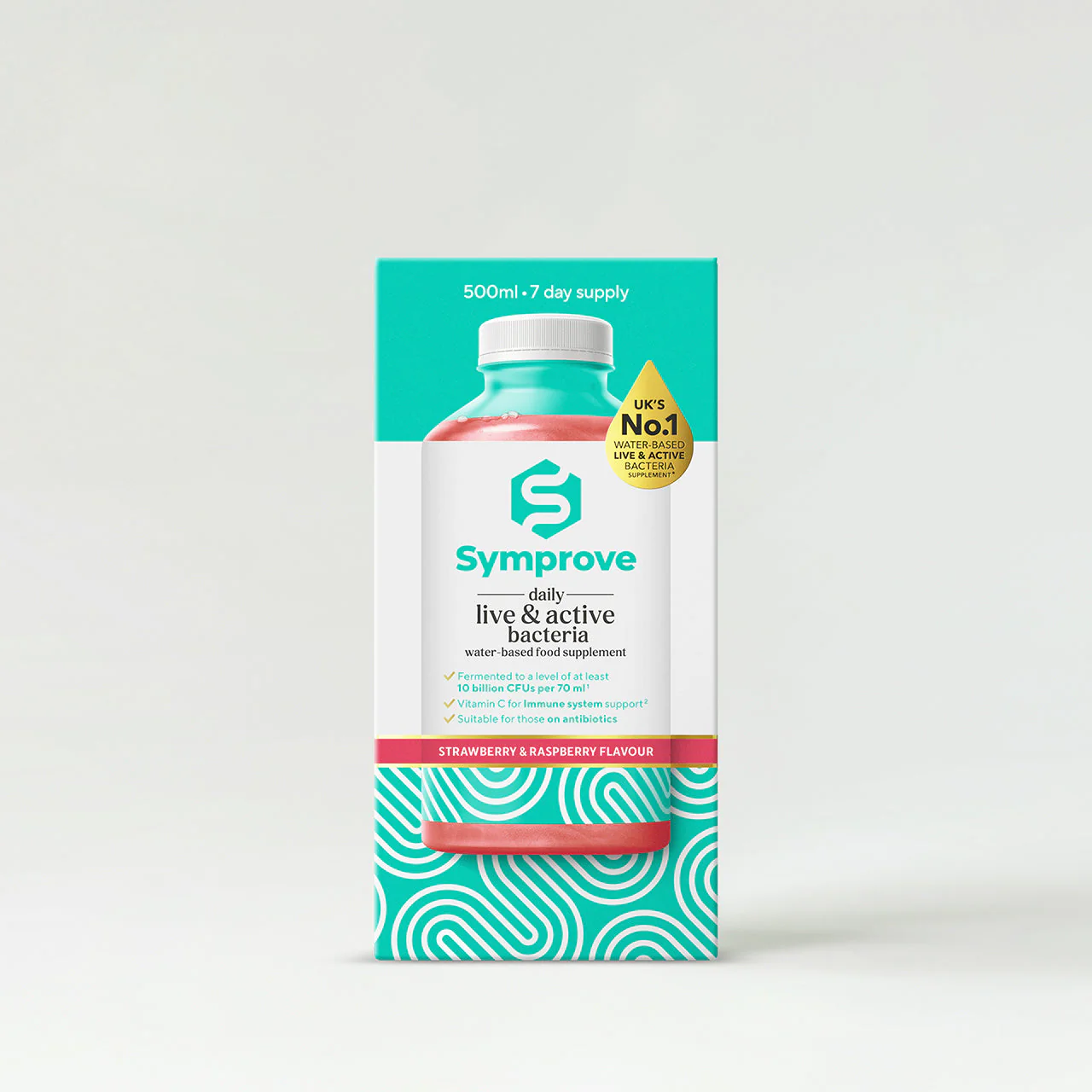 Symprove Daily Live & Active Bacteria Strawberry & Raspberry - Image 2