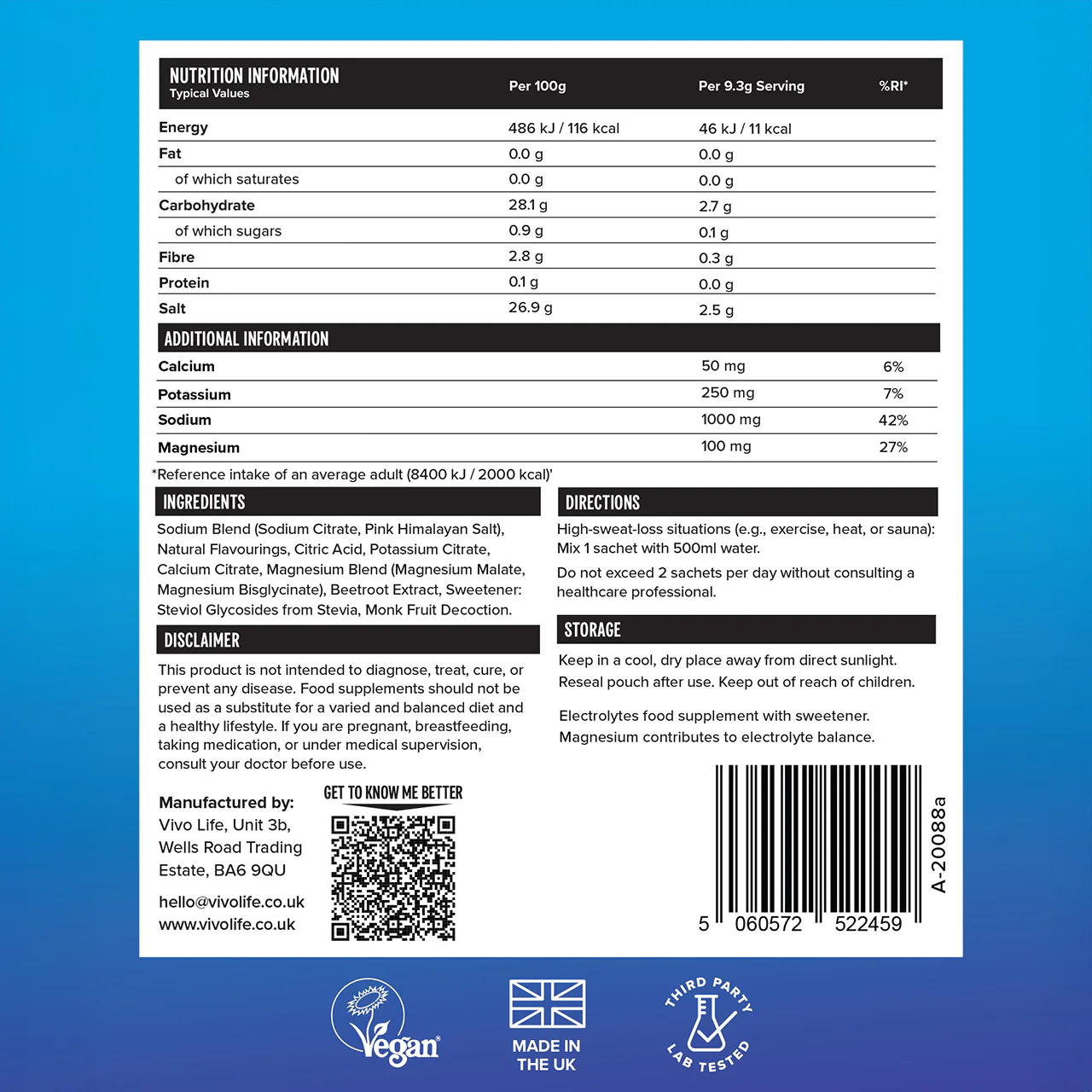 Vivo Life SUSTAIN Electrolytes - Image 5