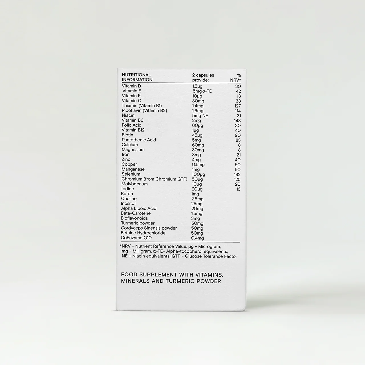 Wild Nutrition Food-Grown® Women's 45+ Daily Multi Nutrient - Image 2