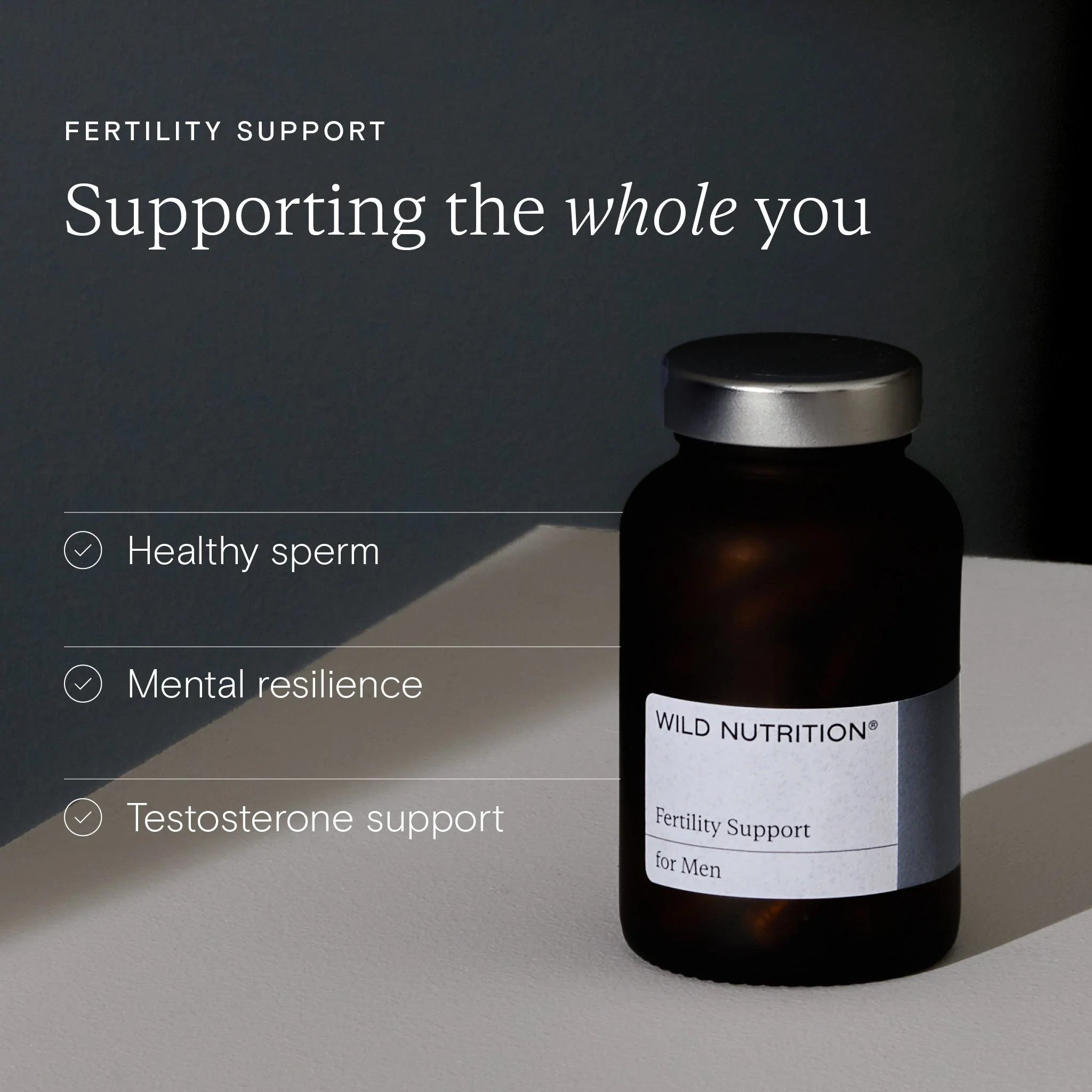 Wild Nutrition Food-Grown® Fertility Support for Men - Image 5
