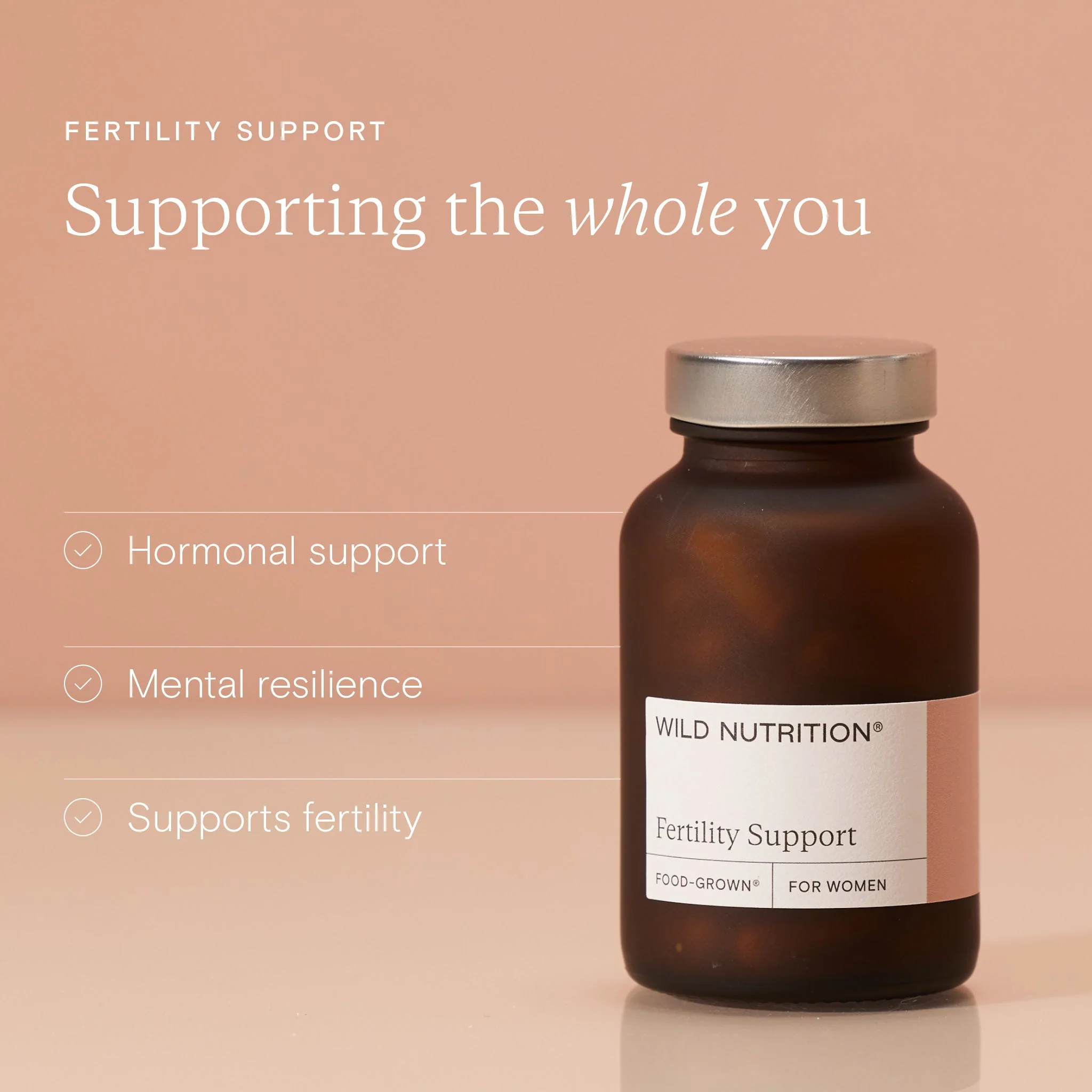 Wild Nutrition Food-Grown® Fertility Support for Women - Image 5