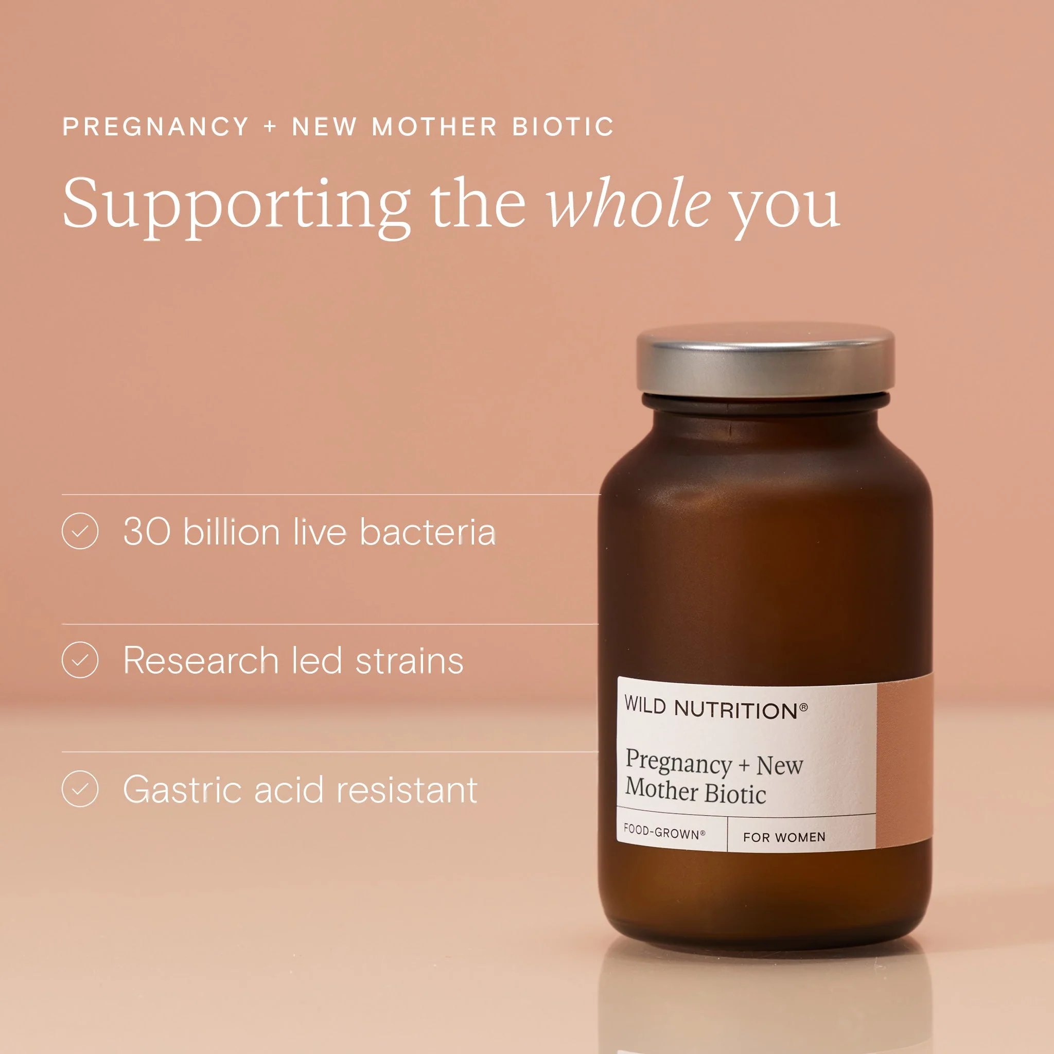 Wild Nutrition Pregnancy + New Mother Biotic - Image 5