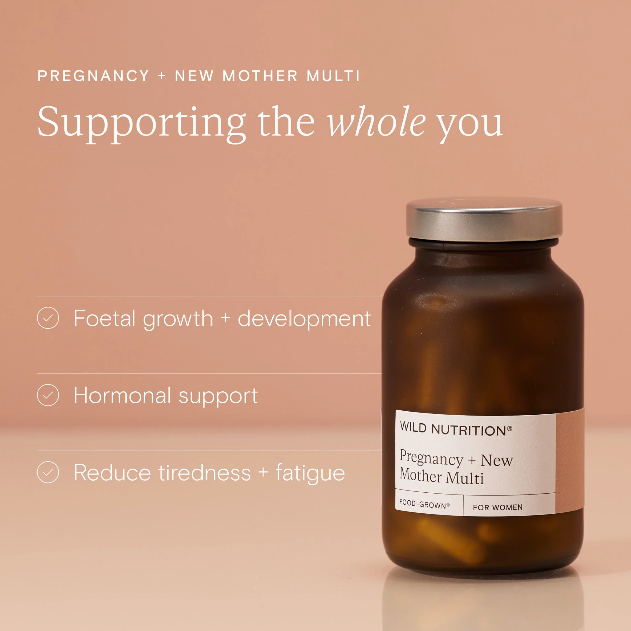 Wild Nutrition Food-Grown® Pregnancy + New Mother Multi - Image 5