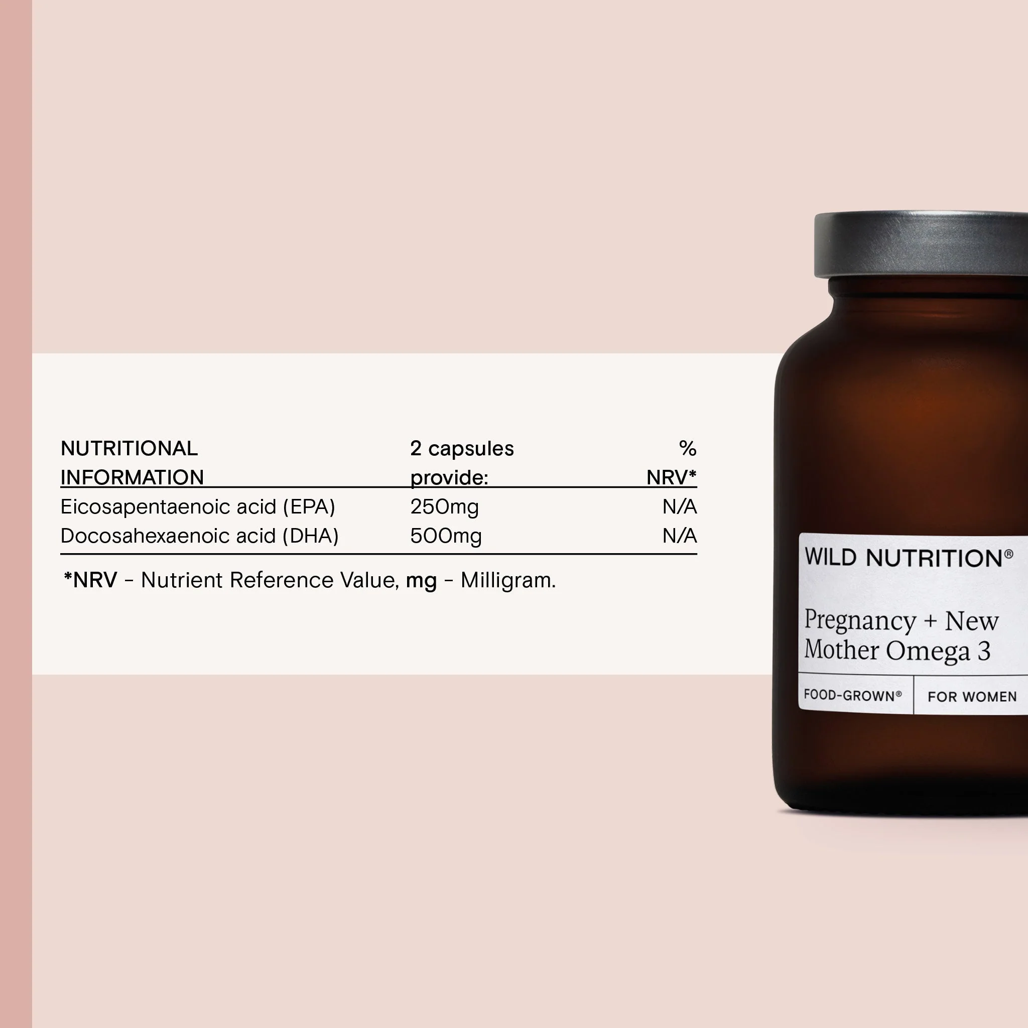 Wild Nutrition Food-Grown® Pregnancy + New Mother Omega 3 - Image 8