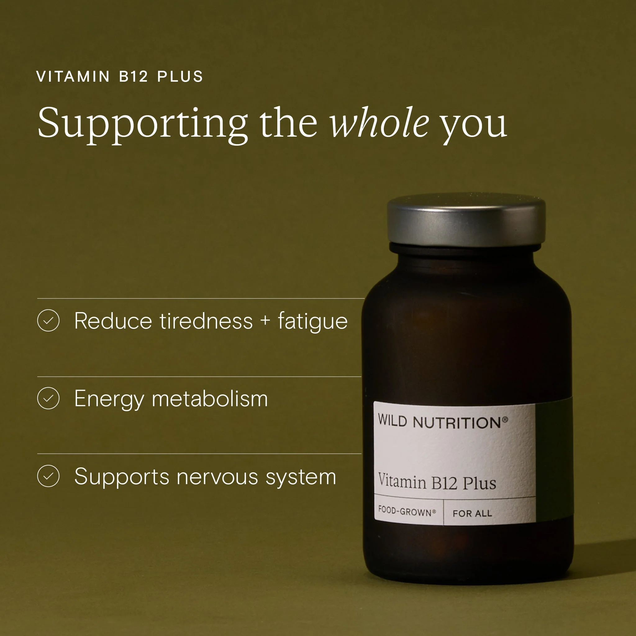 Wild Nutrition Food-Grown® Vitamin B12 Plus - Image 5