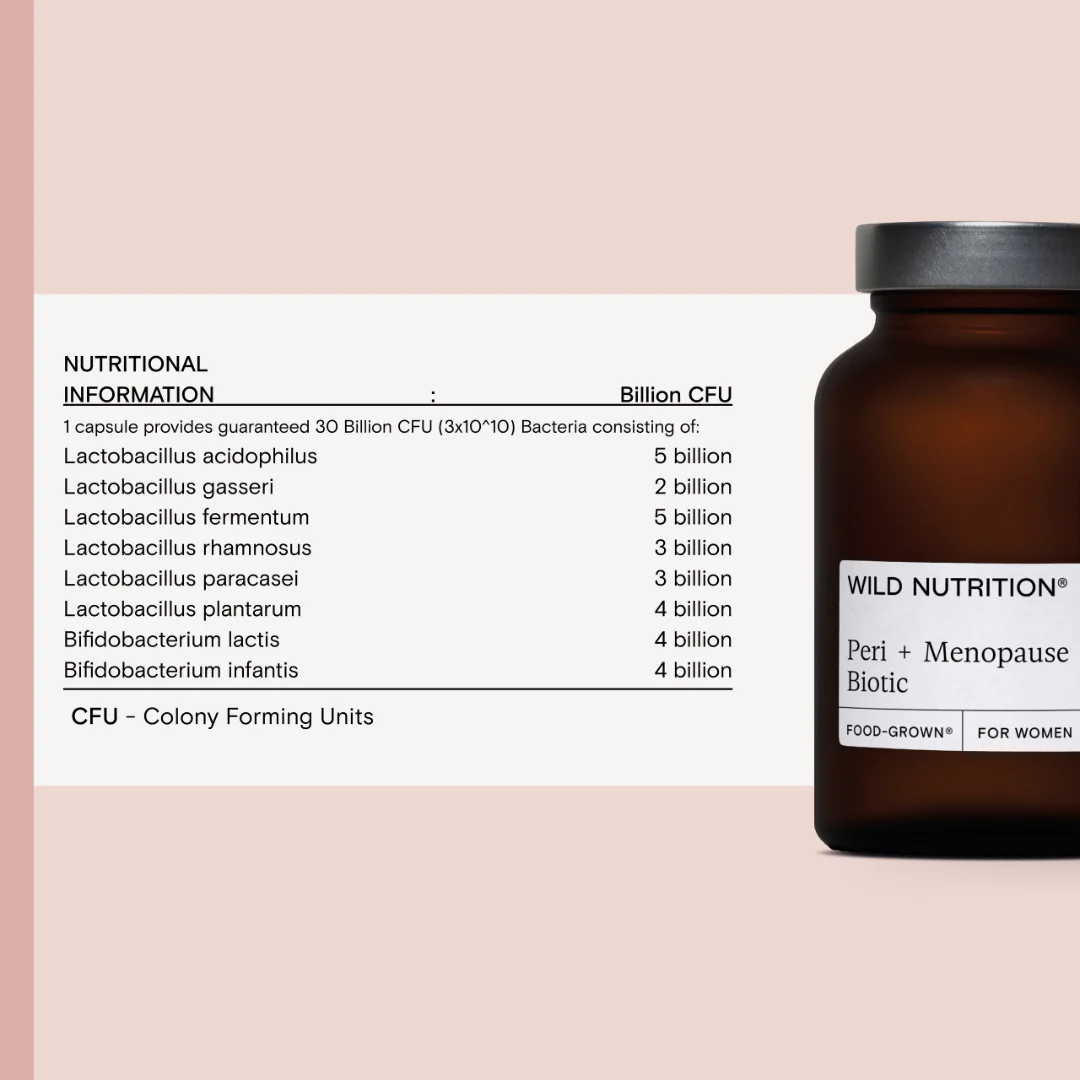Wild Nutrition Food-Grown® Peri + Menopause Biotic - Image 8