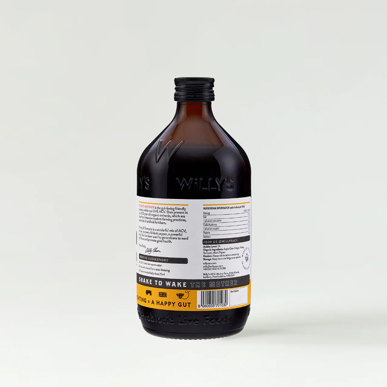 Willy's Turmeric & Honey Apple Cider Vinegar - Image 3